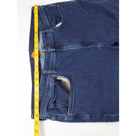 Tommy Bahama Straight Stretch Jeans Men's Size 38x32 Dark Wash Tencel - Picture 7 of 10